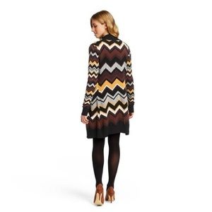 Missoni for Target Brown Chevron Long Sweater M